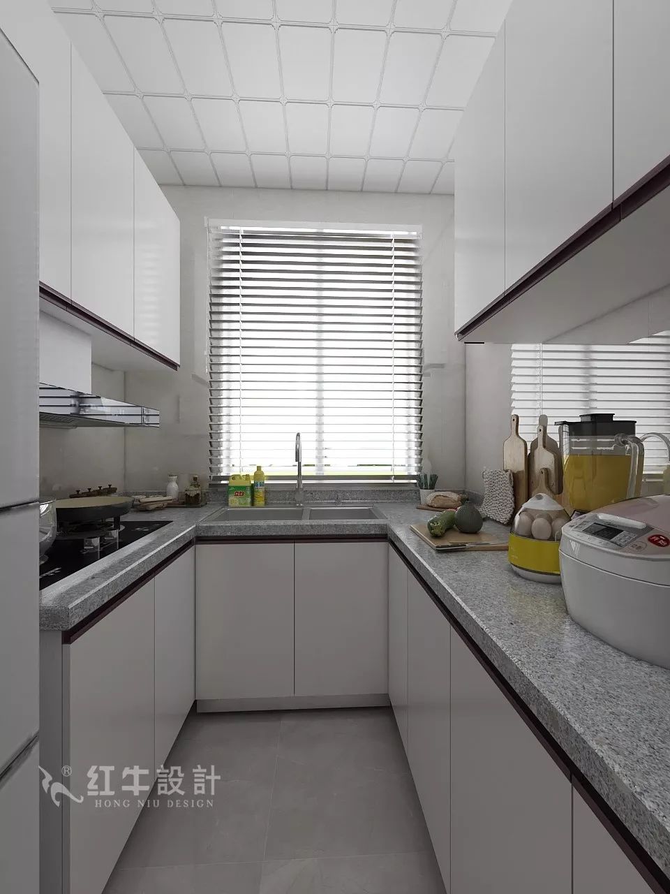 南京老房翻新--70平两室一厅的年轻活力14熊皓宇_雨花村70㎡北欧风格装修效果图_厨房